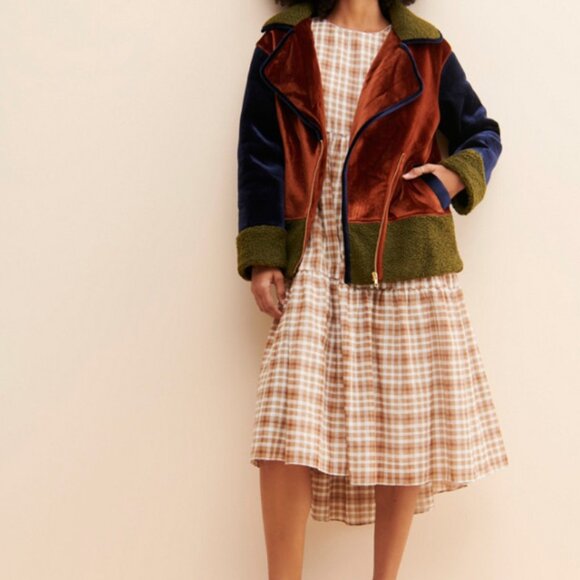 Hutch Eve Velvet Moto Jacket - L - Picture 2 of 8